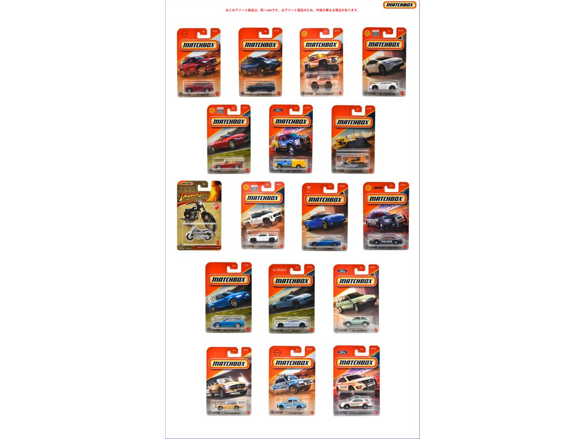Matchbox Basic Car B Assortment 1Box 24Pcs (Waiting List)