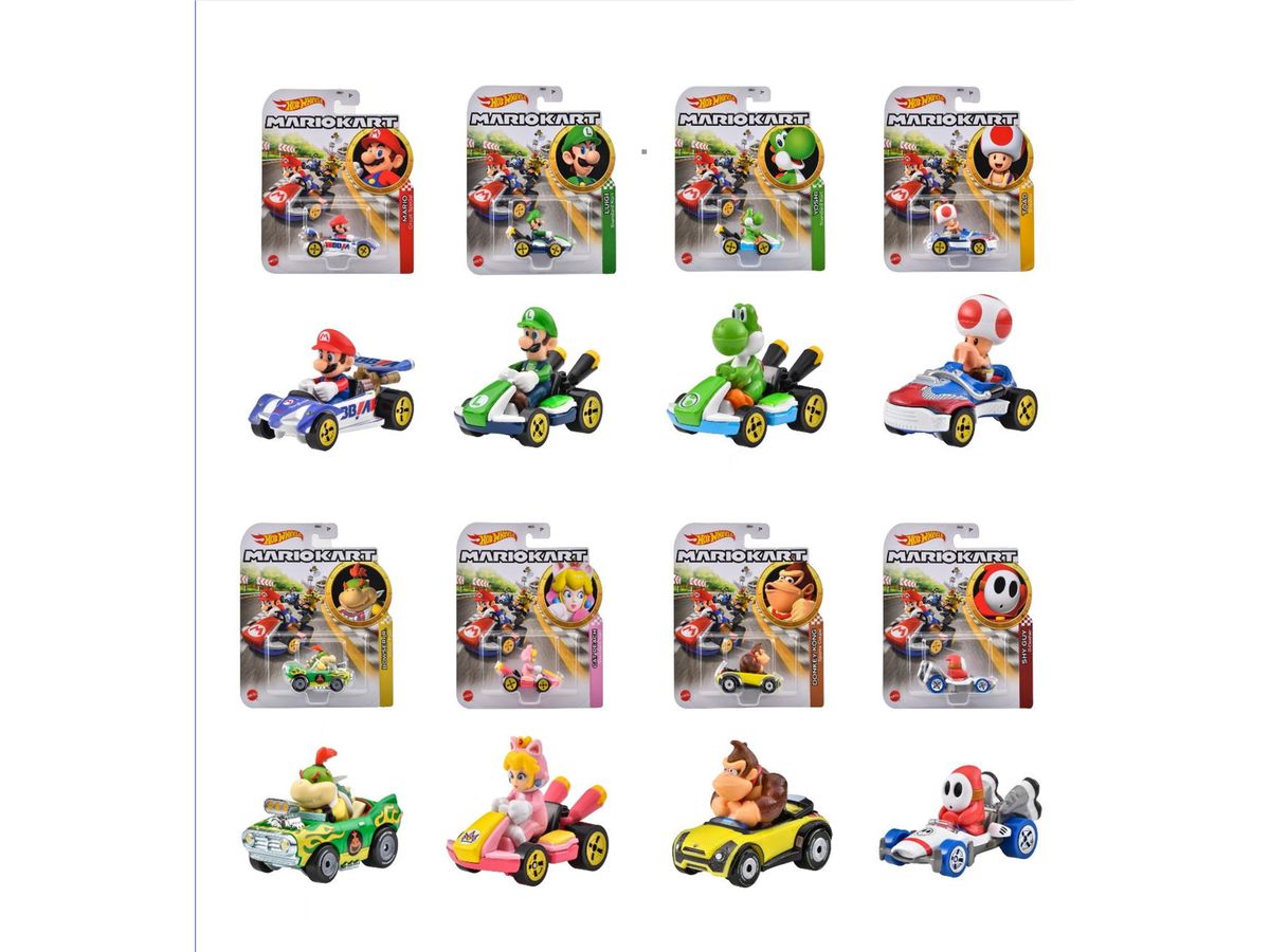 Hot Wheels Mario Kart Assortment 1Box 8Pcs (Waiting List)