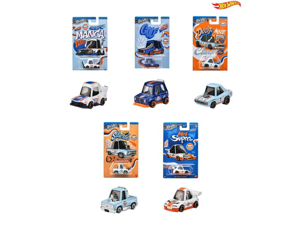 Hot Wheels Theme Automotive Assortment - Noppo Gulf Racing 1Box 10Pcs (Waiting List)