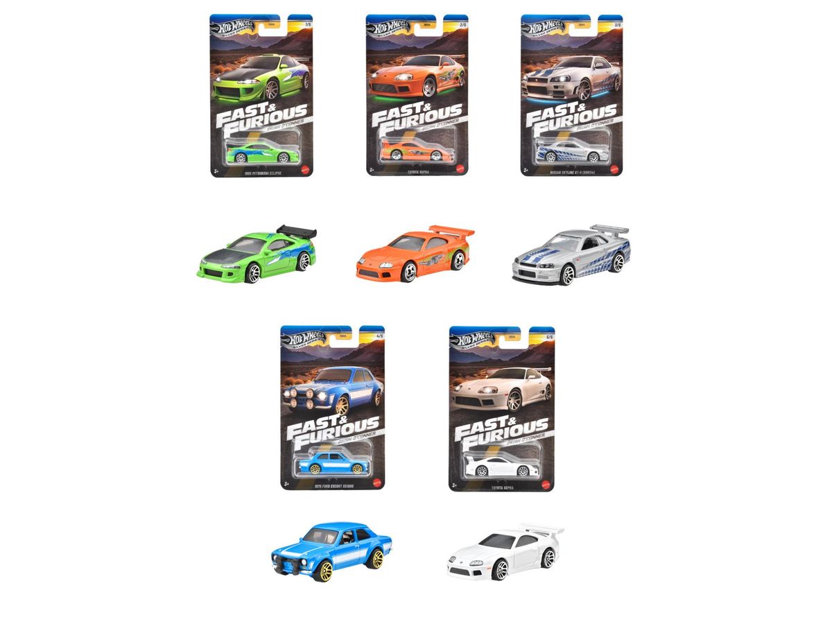 Hot Wheels Fast & Furious Theme Assortment - Brian O'Connor 1Box 10Pcs (Waiting List)