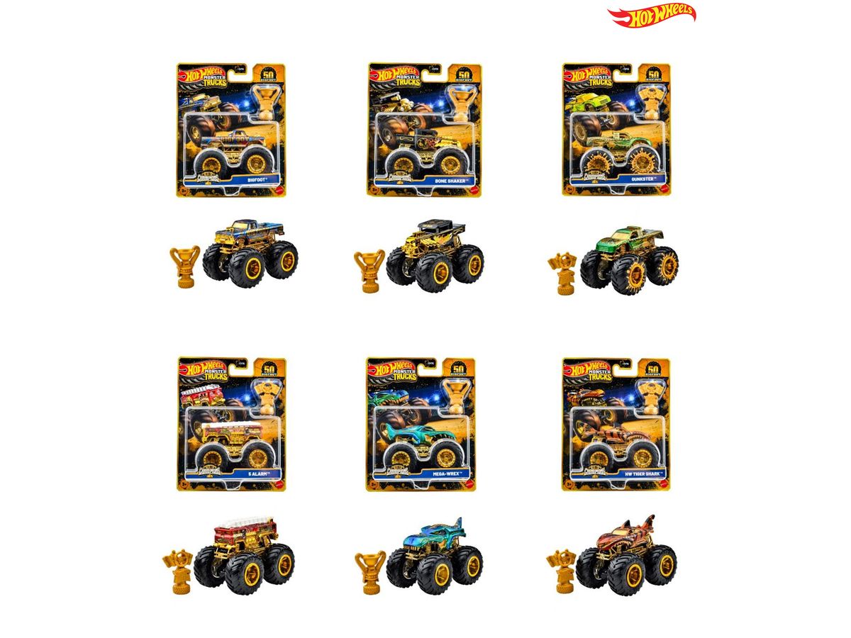 Hot Wheels Monster Truck Trophy Champion Assortment 1Box 6Pcs (Waiting List)