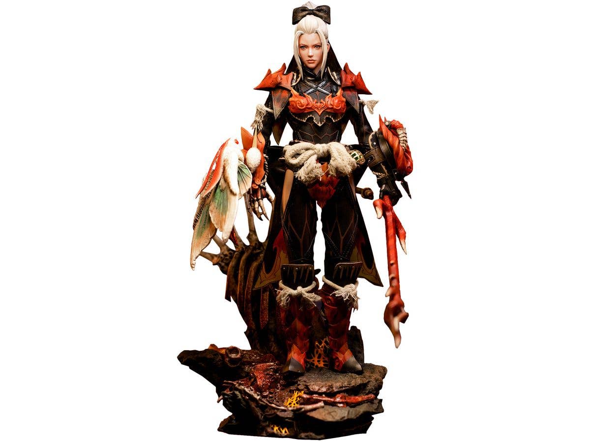 Nauts x DamToys Monster Hunter: Collectible Action Figure Garon Alpha Set Deluxe Ver.