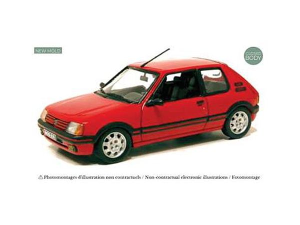 Peugeot 205 GTi 1.9 1991 Vallelunga Red
