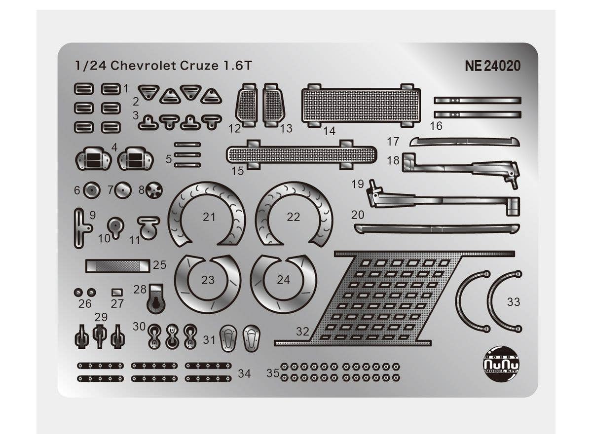 Racing Series Chevrolet Cruze 1.6T '13 WTCC World Champion Detail Up Parts
