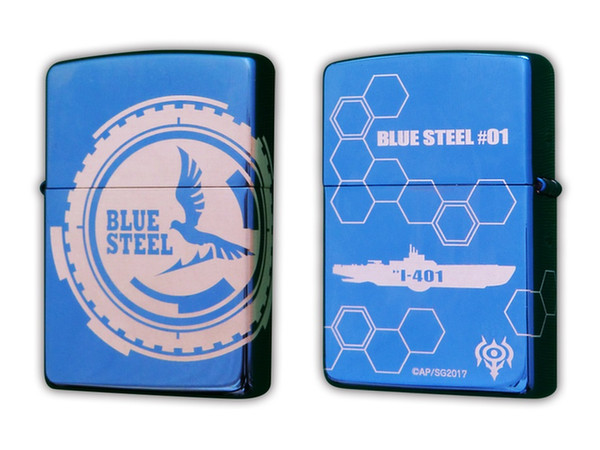 Arpeggio of Blue Steel: Zippo B Pattern Titanium Blue