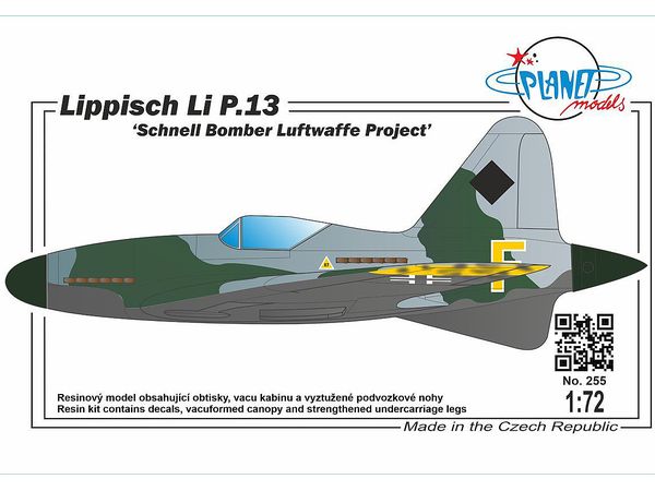 Lippisch Li P.13 Schnell Bomber Luftwaffe Project
