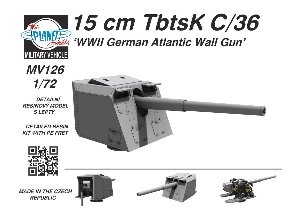 15 cm TbtsK C/36 WWII German Atlantic Wall Gun