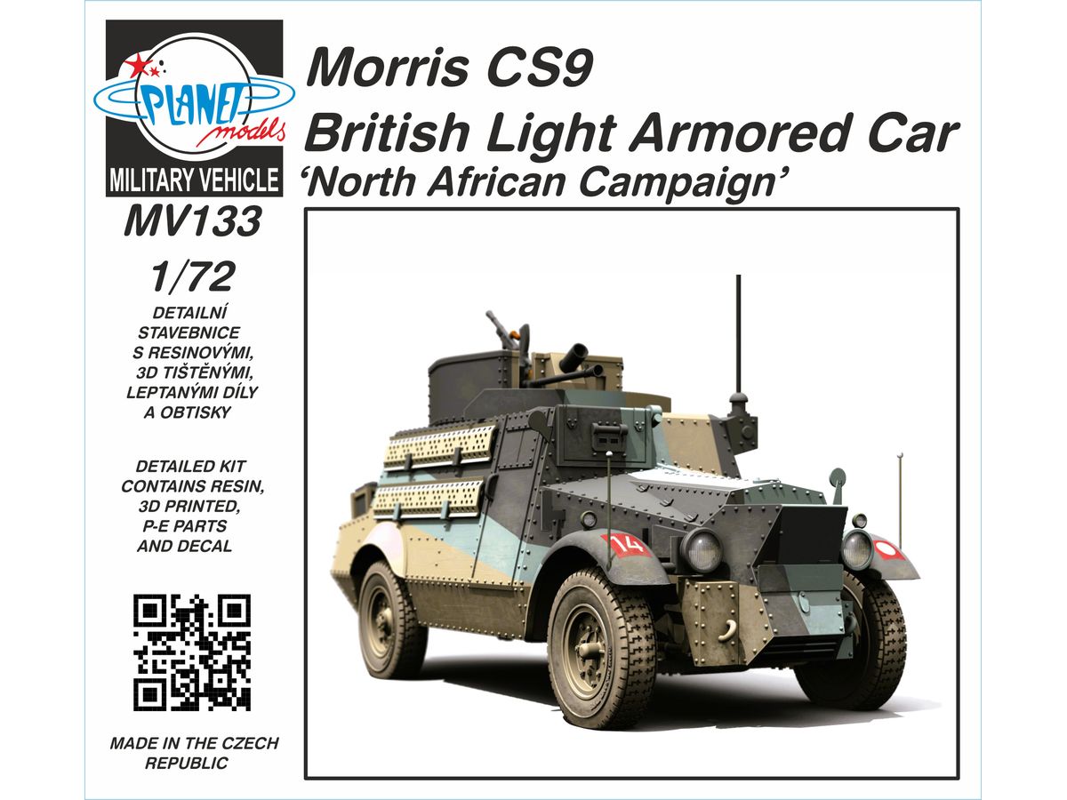 Morris CS9 British Light Armored Car North African Campaign