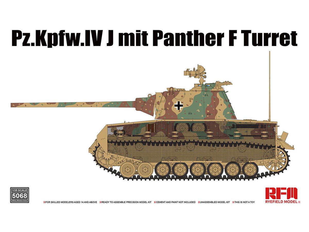 Panzer Iv J-Type w / Panther F Turret