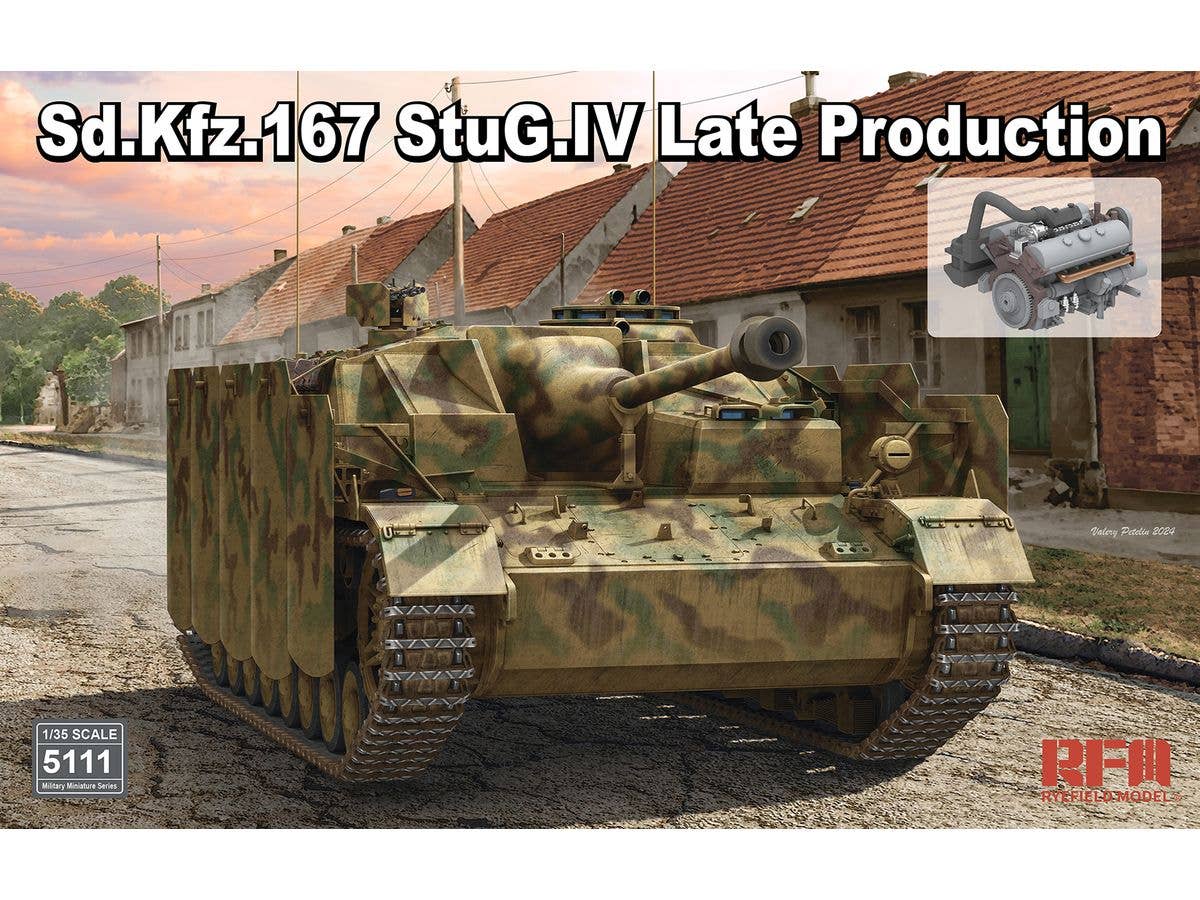 Sd.Kfz.167 StuG.IV Late Production with Engine & workable tracks