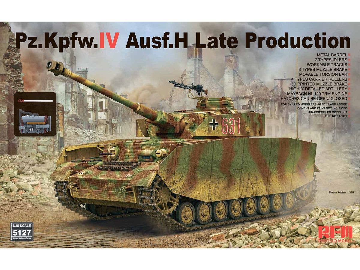 Pz.Kpfw.IV Ausf.H Late Production w/workable tracks