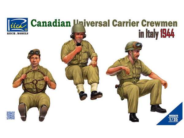 Canadian Universal Carrier Crewmen in Italy 1944