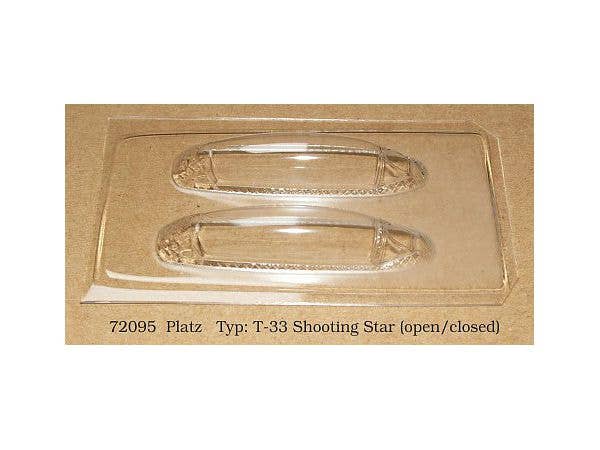 T-33 Shooting Star  Canopy (Open-Closed) (for Platz)