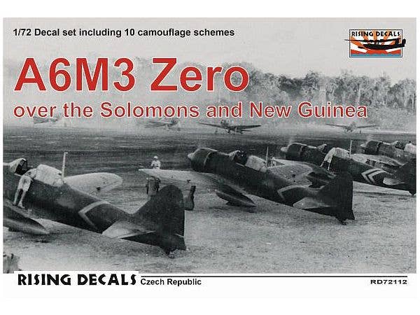 A6M3 Zero over the Solomons and New Guinea (Camouflage schemes and decals for 10 a/c)