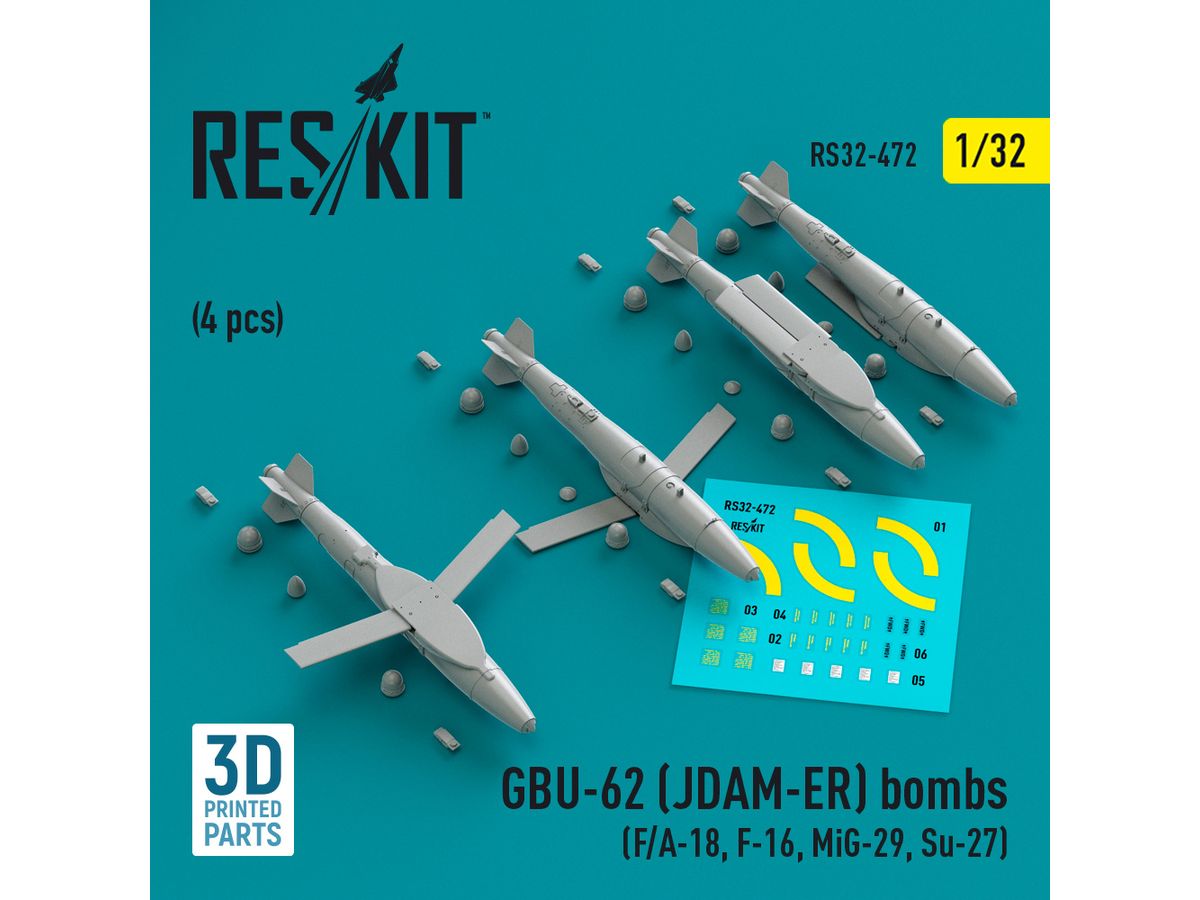 GBU-62 (JDAM-ER) bombs (4 pcs)