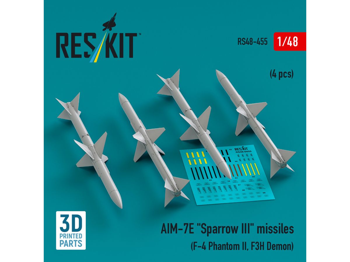 AIM-7E Sparrow III missiles (4 pcs)