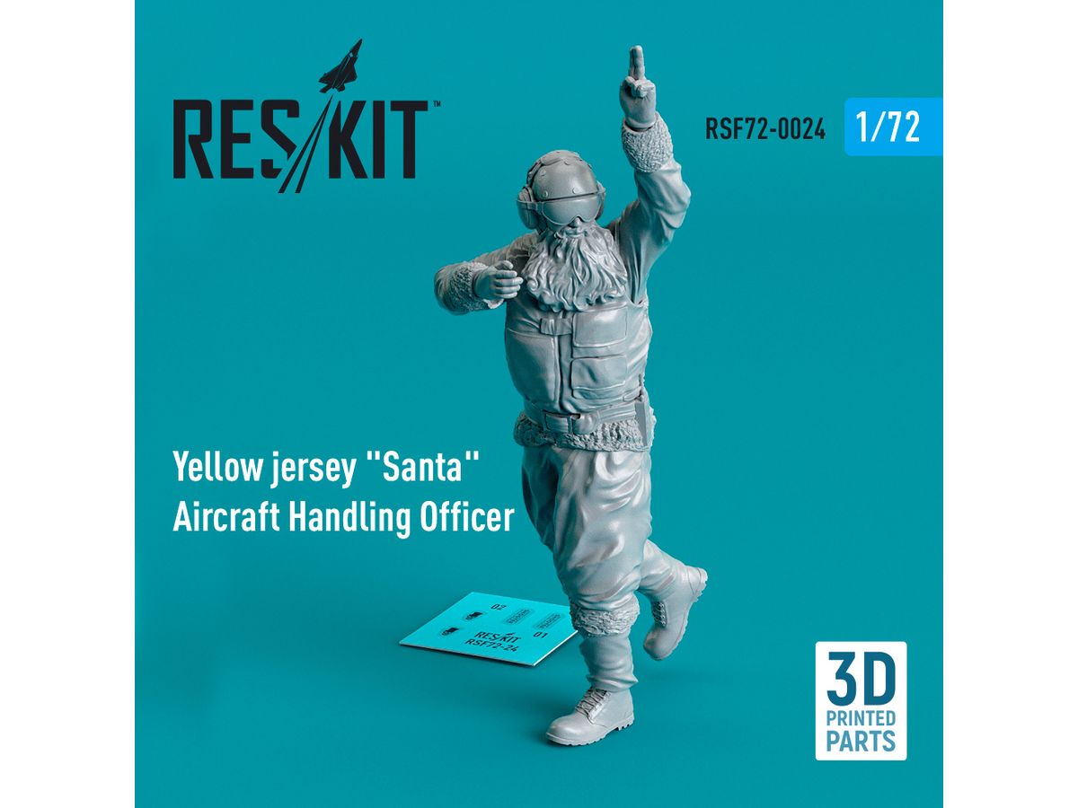Yellow jersey Santa Aircraft Handling Officer (1 pcs) (3D Printed)
