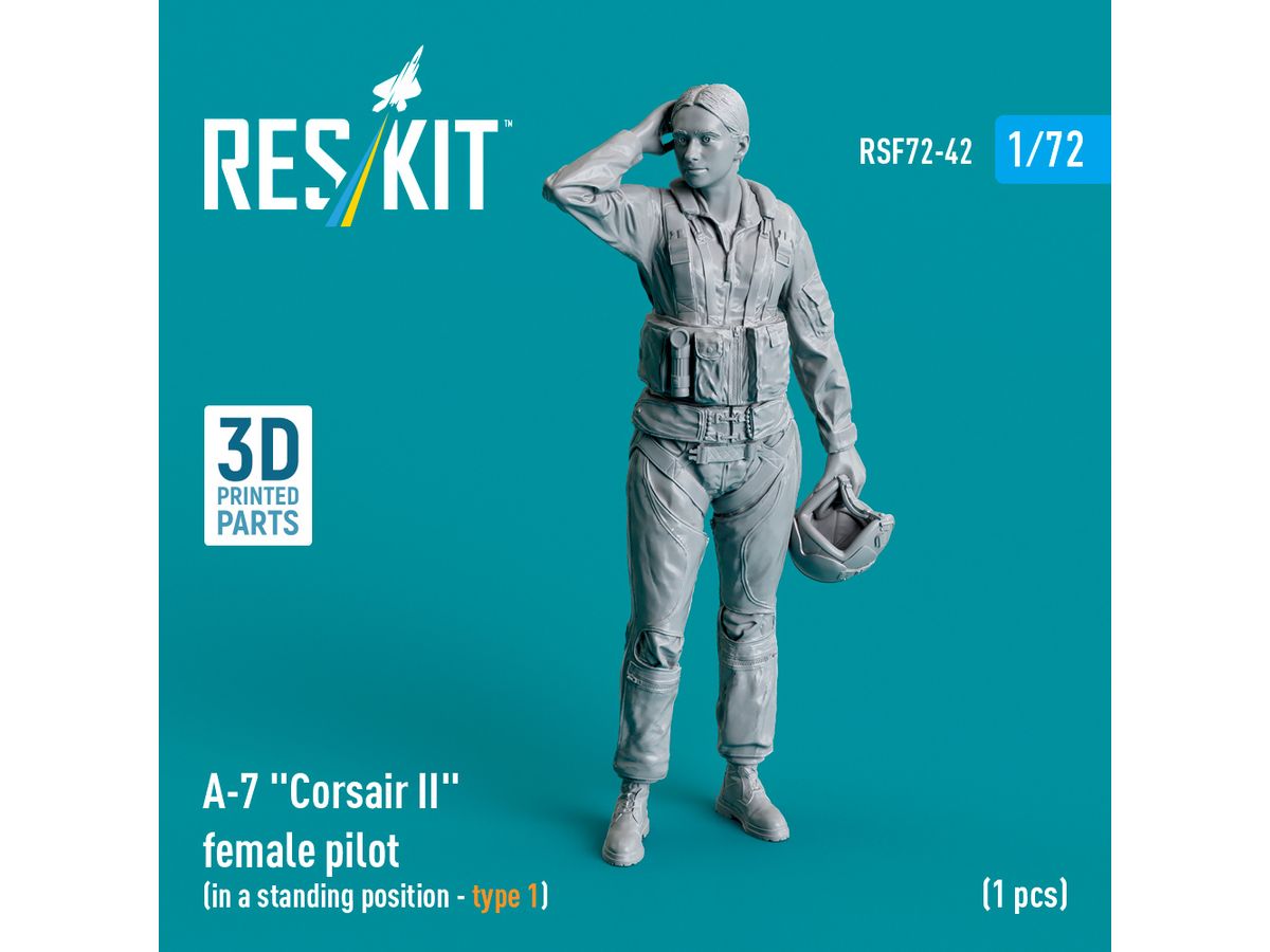 A-7 Corsair II female pilot (in a standing position - type 1) (1 pcs)