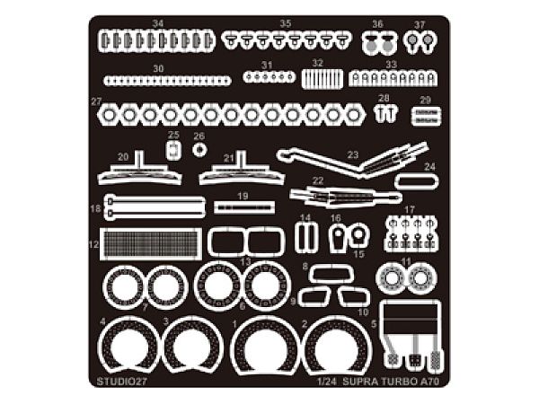 Supra Turbo A70 Upgrade Parts