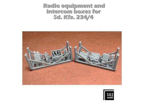 Radio Equipment and intercom boxes for Sd.Kfz 234/4