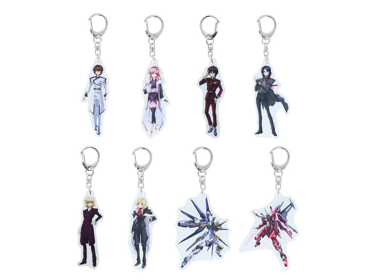 Gundam Seed Freedom: Acrylic Keychain Collection 1Box 8pcs
