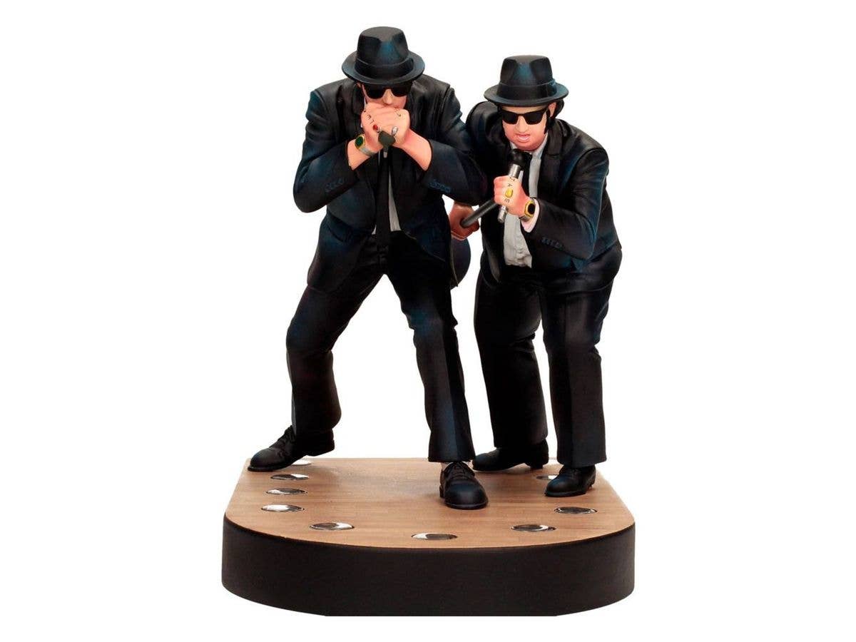 The Blues Brothers/ Jake & Elwood (Singing The Blues ver.) PVC Statue with Light-up Stage
