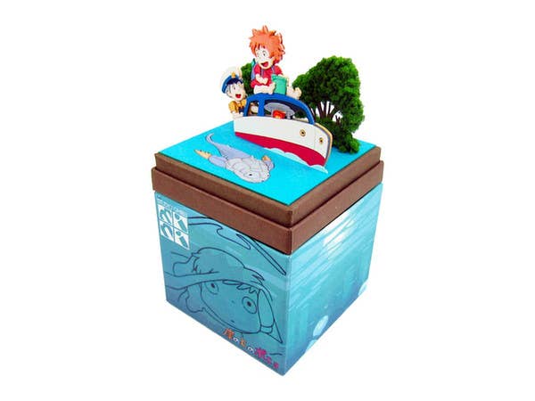 Miniatuart Kit Studio Ghibli Mini : Rides in Ponpon Ship