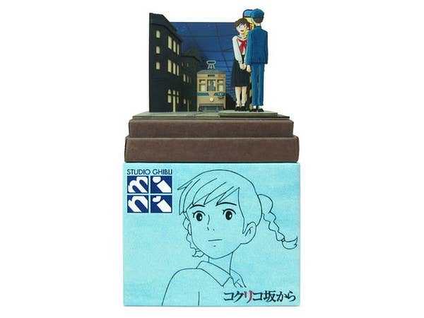 Miniatuart Kit Studio Ghibli Mini From Up on Poppy Hill: Tram Stop