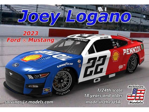 Team Penske 2023 Joey Logano Ford Mustang Throwback