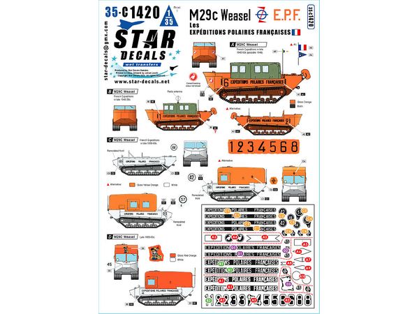 M29C Weasel - E.P.F. Les Expeditions Polaires Francaises - French Polar Expeditions.