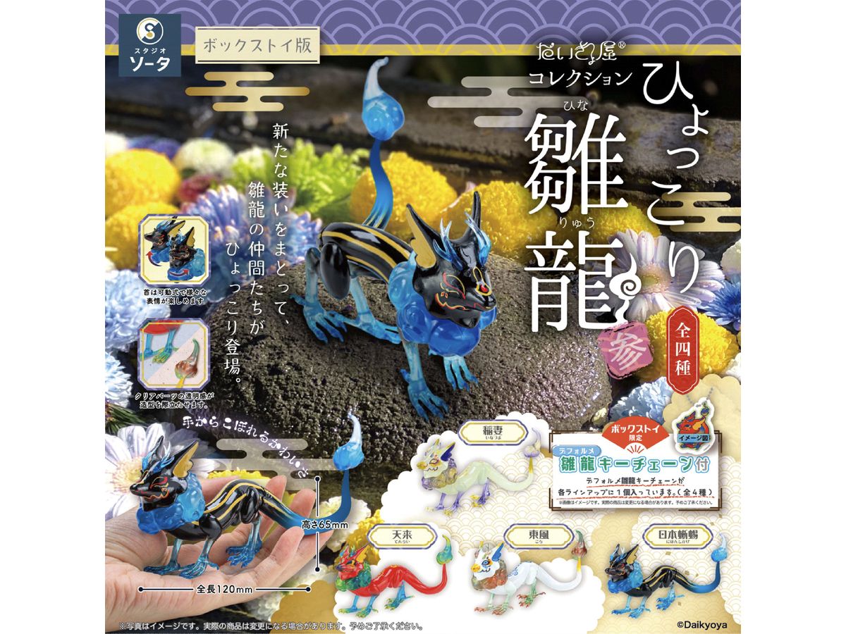 Daikyoya Collection Hyokkori Hina Ryu 3 1Box 4pcs
