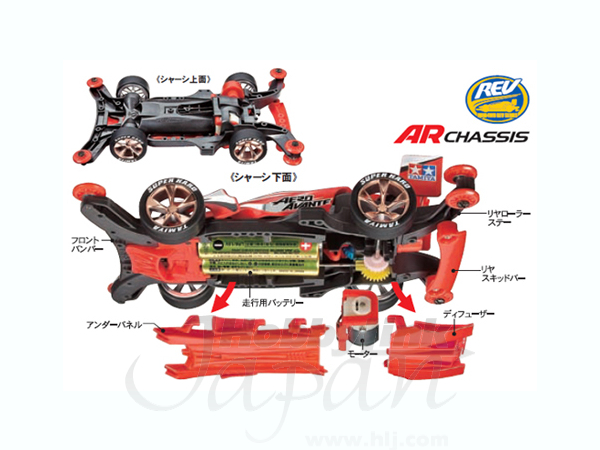 Aero Avante Red special (AR chassis) Mini 4WD Limited