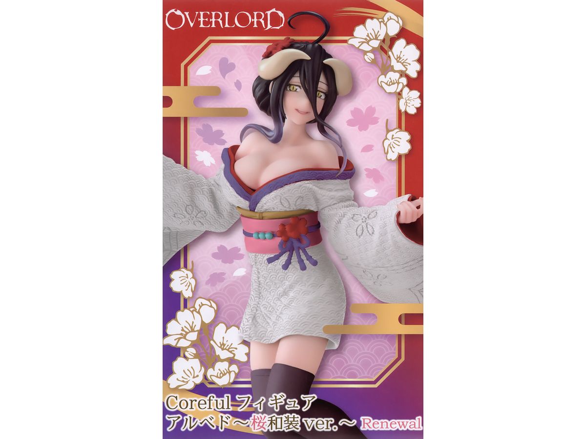 Overlord Colorful Figure Albedo Sakura Japanese Dress Ver. Renewal