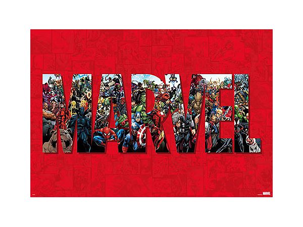 Jigsaw Puzzle: Marvel All Characters 1000pcs 51 x 73.5cm