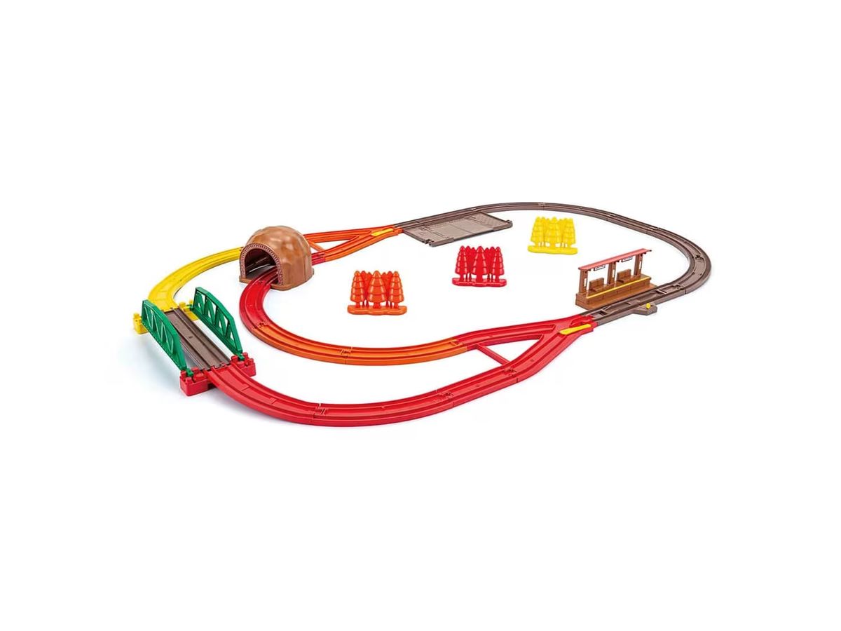 Scenery Color Rail Kit Autumn Leaves and Railway