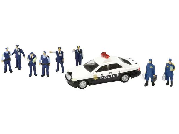Scenery Accessories 145 Police Car / Police Officer