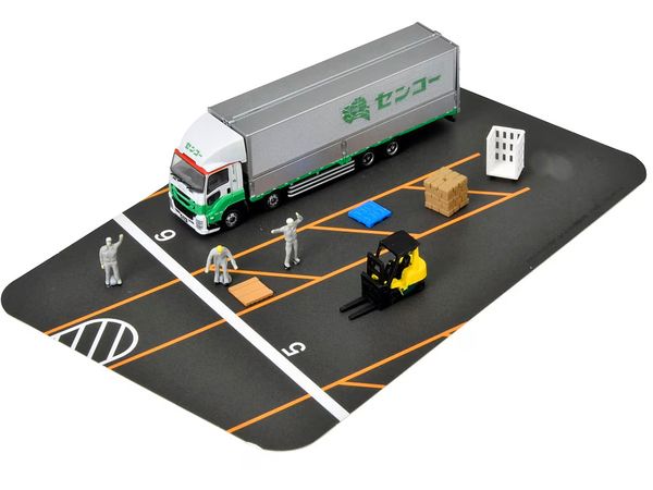 Truck Collection Logistics Site Wing Van Set F Senko