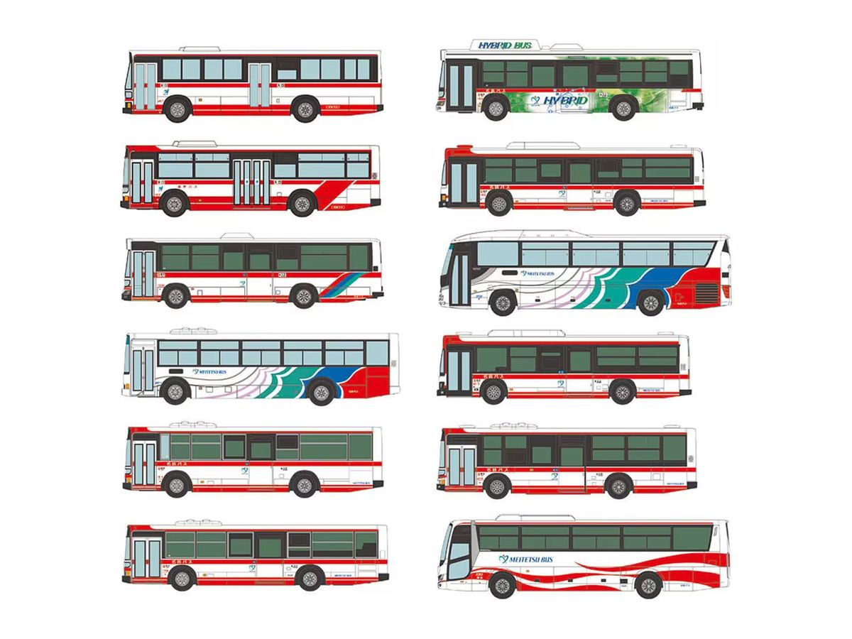The Bus Collection Meitetsu Bus Special 1Box 12pcs