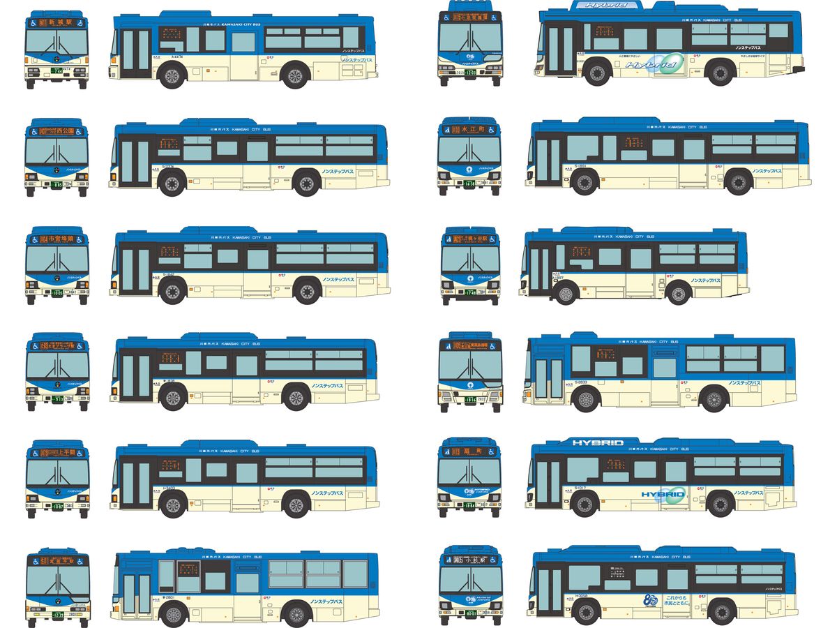 The Bus Collection Kawasaki City Bus Special 1Box 12pcs