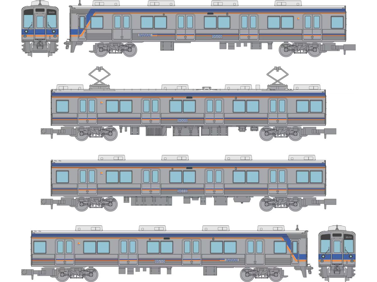 The Trains Collection Nankai Electric Railway 9000 Series 4-Car Set A