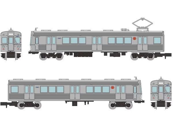 The Trains Collection Tokyu Corporation 7200 Series Toyoko Line Non-Air-Conditioned Car 2-Car Set