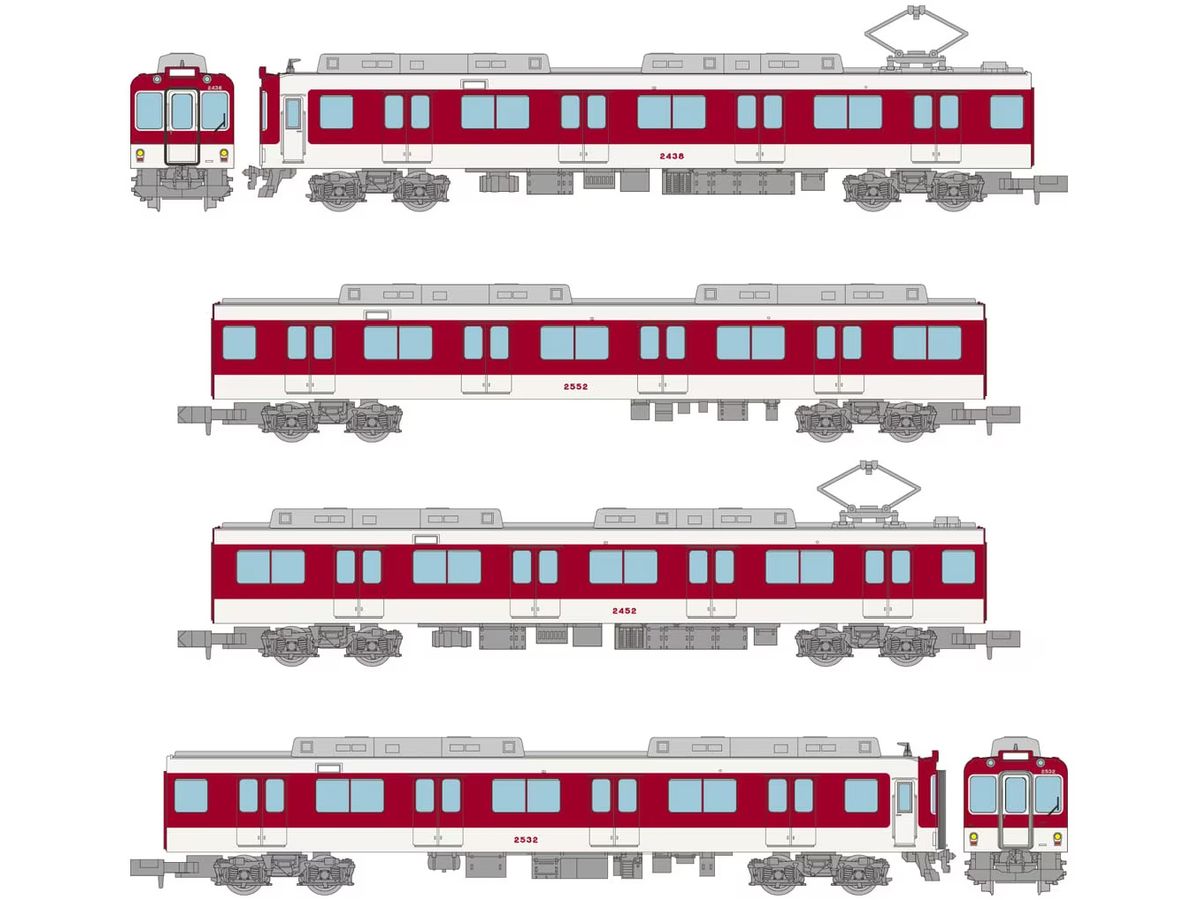The Trains Collection Kinki Nippon Railway 2430 Series 4-Car Set
