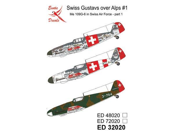 Swiss Gustavs over Alps #1 - Me 109G-6 in Swiss Air Force, part 1