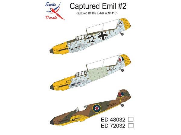 Captured Emil #2 - captured Bf 109 E-4/B W.Nr 4101
