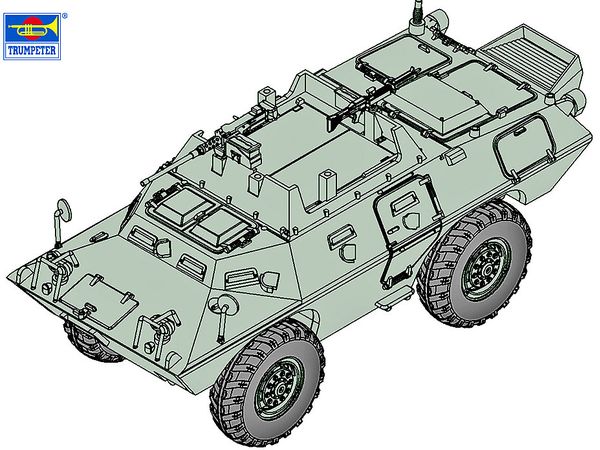 XM706E2 Commando Armored Vehicle US Air Force Security Police