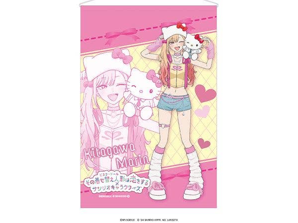 TV Anime My Dress-Up Darling x Sanrio Characters: B2 Tapestry Marin Kitagawa x Hello Kitty