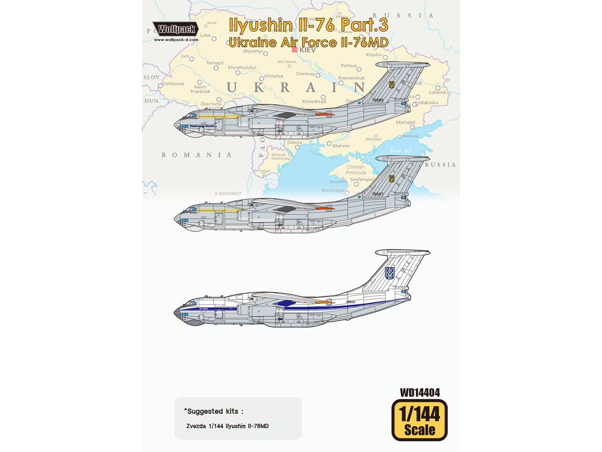 Ilyushin Il-76 Part.3 - Ukraine Air Force Il-76MD (for Zvezda)