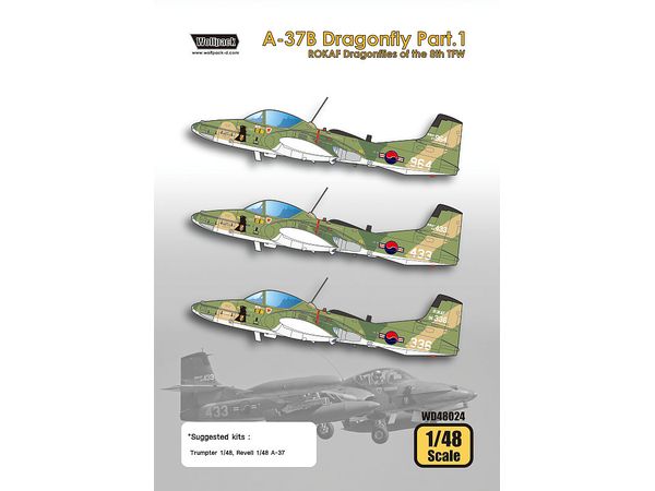 A-37B Dragonfly Part.1 - ROKAF Dragonflies of the 8th TFW (for Trumpeter / Revell)