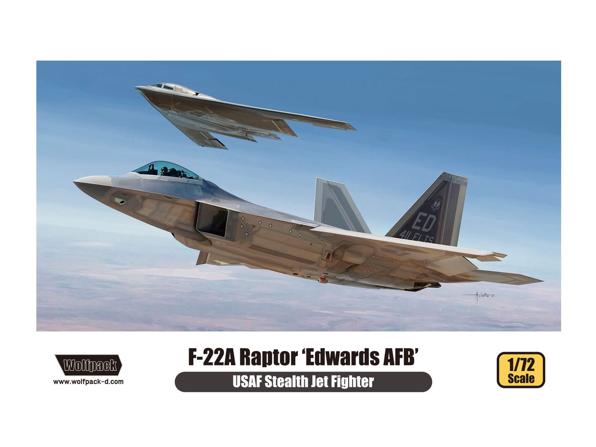 F-22A Raptor 'Edwards AFB' (Premium Edition Kit)