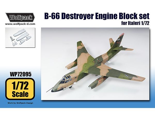 B-66 Destroyer Engine Block set (for Italeri)